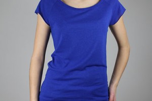 T-Shirt blau S Damen