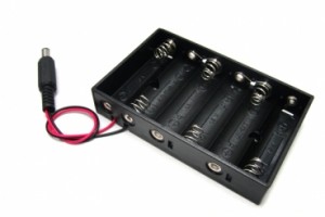 6xAA Batteriehalter zu Hohlstecker