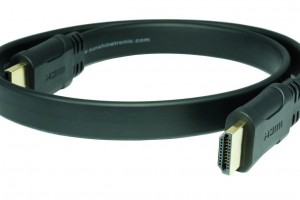 0.4m SunshineTronic High Speed HDMI Flachkabel mit Ethernet | Ultra HD, 4Kx2K, Full HD, 3D, ARC, CEC, Vollbeschaltet