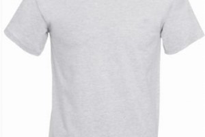 T-Shirt grau L V