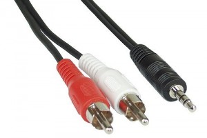 Kabel 3,5mm Klinkestecker / Cinchstecker